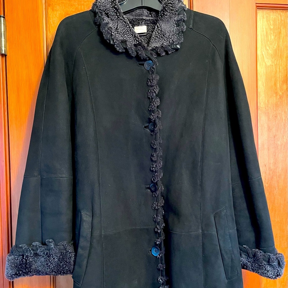 Shearling winter coat from Maximillian at Bloomingdales